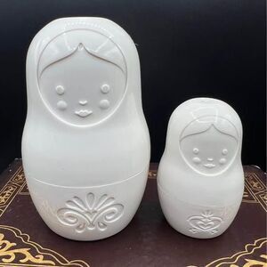 Matryoshka Babushka Salt and Pepper dolls Shakers Fred SALT-M